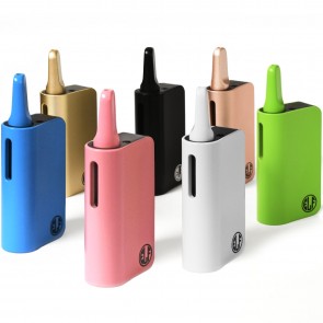 The HoneyStick ELF Vape Kit Contains:
1 x The ELF Button-Less Battery
1 x Vape Cartridge / Tank
1 x Magnetic Adapter
1 x Micro USB Charging Cable

The Elf Auto Draw Conceal Oil Vaporizer features:
- Fits most wide tanks (11mm wide opening)
- Buttonless design 
- 510 Adapter 
- 3.7 Volts output 
- Auto Feature 
- Performance Ceramic Tank 
- High Capacity 350mAh Battery 
- High End Aluminum Body 
The ELF dimensions:
L: 2.25"(57mm) W: 1.28"(32.5mm) H: 0.65"(16.5mm)
