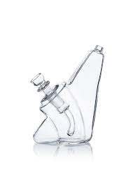 Get a grip (on the new GRAV Wedge Bubbler.) Small and portable, this piece has an ergonomic design that makes it easy to hold and hard to drop. Engineered to need minimal water, the Wedge provides a smooth, clean pull in a tidy little package.

Stands 5" tall
14mm female joint
Comes with a 14mm cup bowl
Features a fixed fission downstem

Designed  By : Micah Evans 
