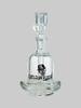 Sheldon Black® The Derby 
50mm, 14mm Female Clear Joint, 
Fixed Showerhead Downstem and Quartz Banger
 
Shown w/York Toasted Decal  and DNA Leaf
 
Quartz Banger Unmarked
type: tobacco water pipe, conc. by: sheldon black designs®
